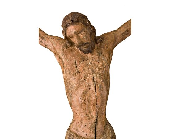 Polychrome wooden Christ, Tuscany, 13th century