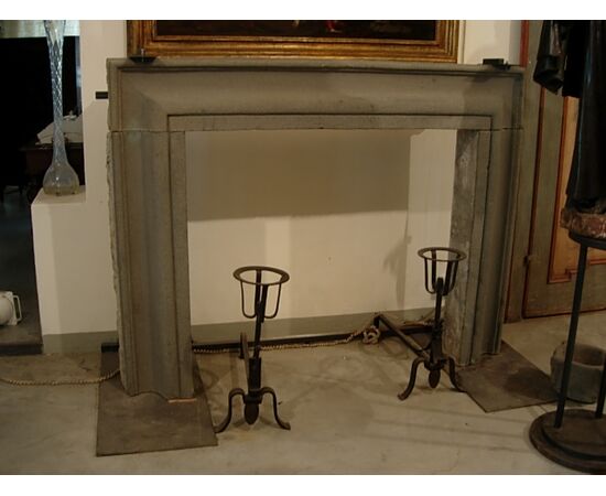 Stone fireplace, Salvator Rosa '600