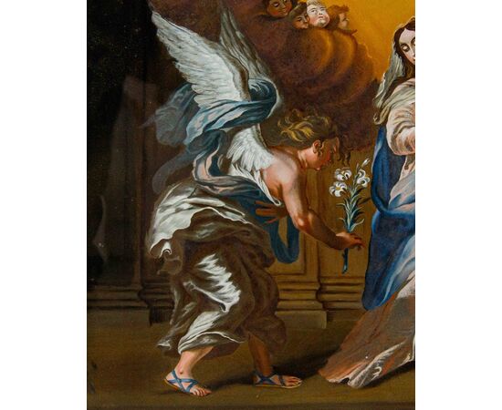 Seguace di Franz Thaddaus Menteler II (1715 - 1794), ca. 1780, Annunciazione