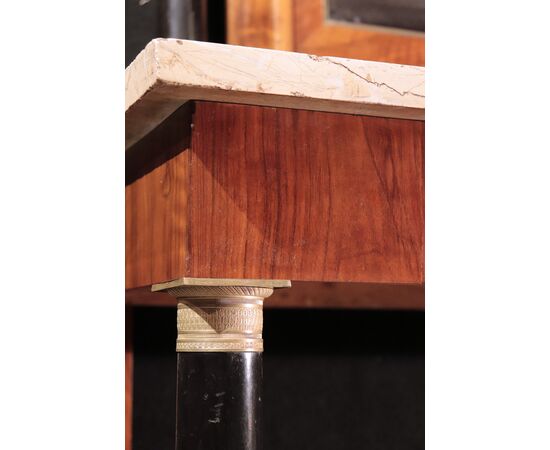 Empire console with mirror, Tuscany, 1800