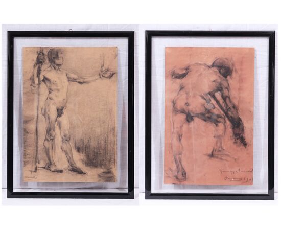 Giuseppe Siccardi (1883-1956) - Couple of nudes