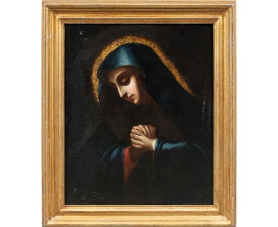 Pittore nella cerchia di Carlo Dolci (Firenze 1616 - Firenze 1686) - Madonna orante.
