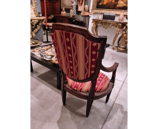Pair of armchairs, Genoa, late 1700s