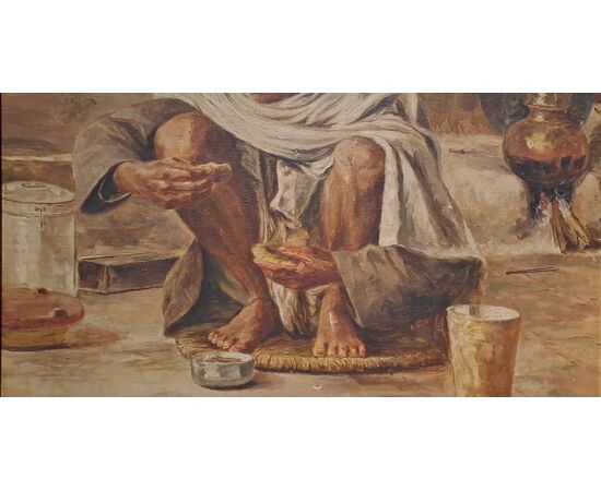 "EAT TO LIVE" - OIL ON CANVAS - 1926