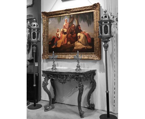 French painter, "Babylonian Exile", 19th century