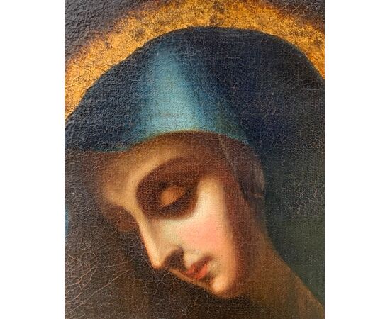Pittore nella cerchia di Carlo Dolci (Firenze 1616 - Firenze 1686) - Madonna orante.