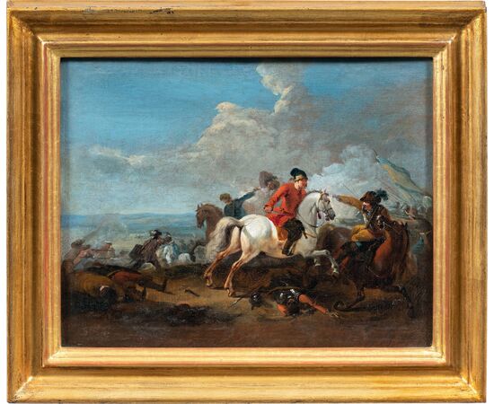 Francesco Casanova (London 1727 – Mödling 1803) - Equestrian battle.