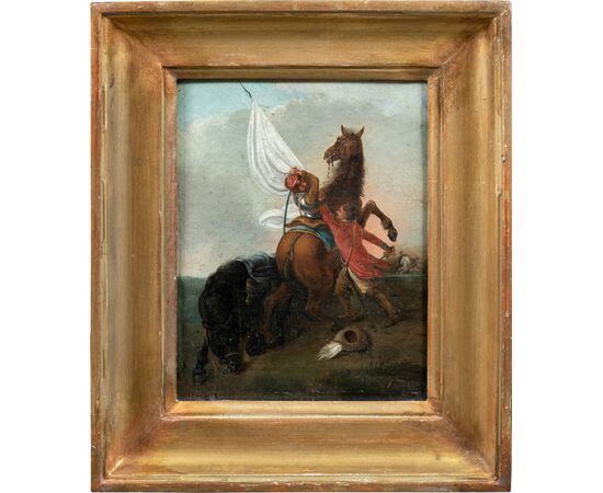 Francesco Casanova (London 1727 – Mödling 1803) - Horse battle scene.
