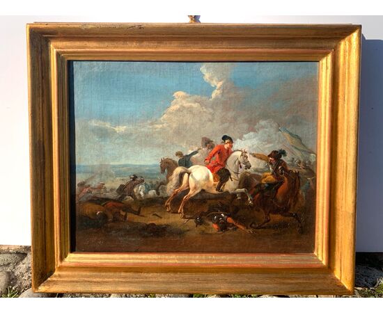 Francesco Casanova (London 1727 – Mödling 1803) - Equestrian battle.
