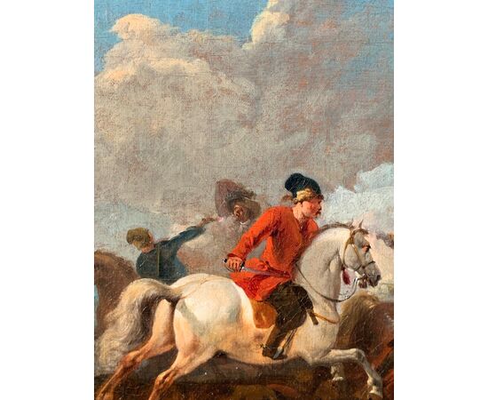 Francesco Casanova (London 1727 – Mödling 1803) - Equestrian battle.