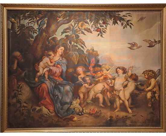 "REST DURING THE FLIGHT INTO EGYPT" - GRASS JUICE - 1961