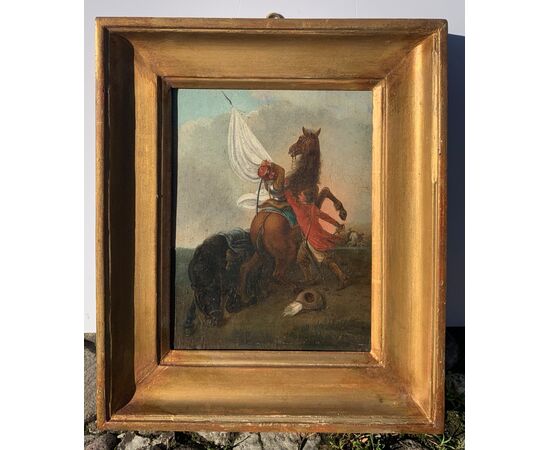 Francesco Casanova (London 1727 – Mödling 1803) - Horse battle scene.