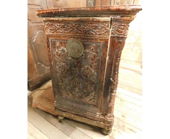 chm612 - Castellamonte&#39;s stove / fireplace, mis. cm 73 x 98 h     