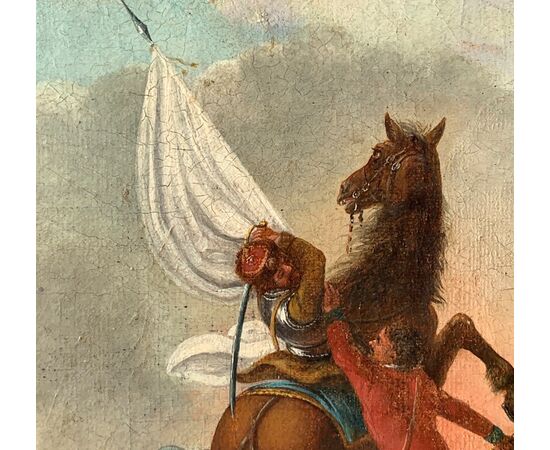 Francesco Casanova (London 1727 – Mödling 1803) - Horse battle scene.