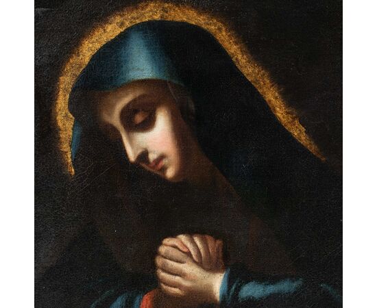 Painter in the circle of Carlo Dolci (Florence 1616 - Florence 1686) - Praying Madonna.