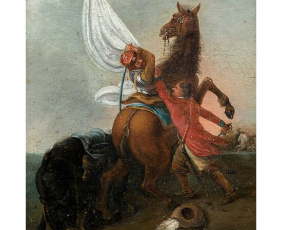Francesco Casanova (London 1727 – Mödling 1803) - Horse battle scene.