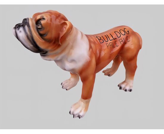 Bulldog pubblicitario in ceramica “Bulldog Pale Ale”