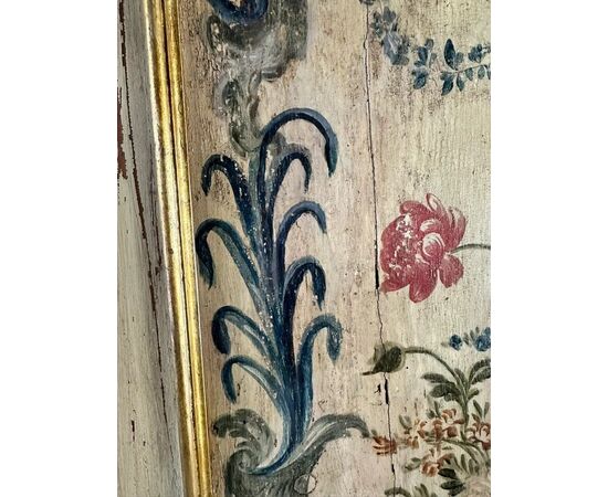 
Porta siciliana laccata e dipinta del XIX secolo