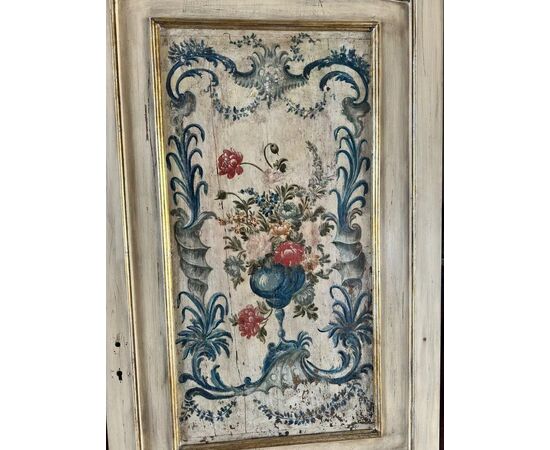 
Porta siciliana laccata e dipinta del XIX secolo