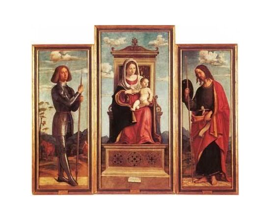 Saint George. Follower of Giovanni Battista Cima, known as Cima da CONEGLIANO (Conegliano approximately 1449 - Conegliano approximately 1517)