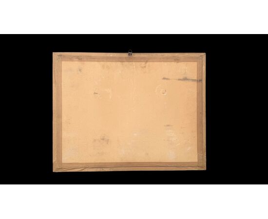 Charcoal and pastel drawing of a Pekingese dog.