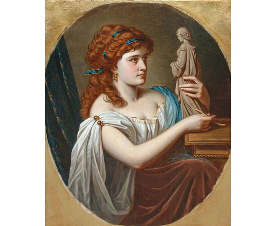 Theodor Kurzweil (Vienna, XIX – XX secolo), attr., Allegoria della scultura