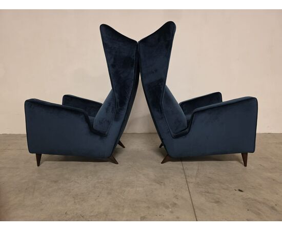 Coppia rare poltrone di Mario Oreglia 1949
