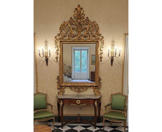 GRANDE SPECCHIERA DORATA - PIEMONTE - XVIII SEC