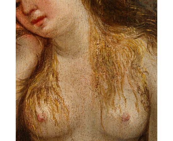 16th century Venetian School, Magdalene in the desert