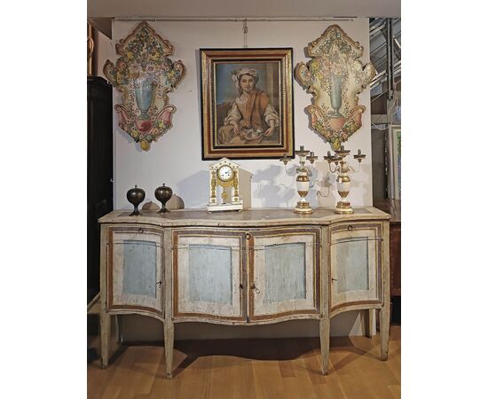 COPPIA DI CANDELIERI LUIGI XVI SECONDA META’ XVIII SECOLO