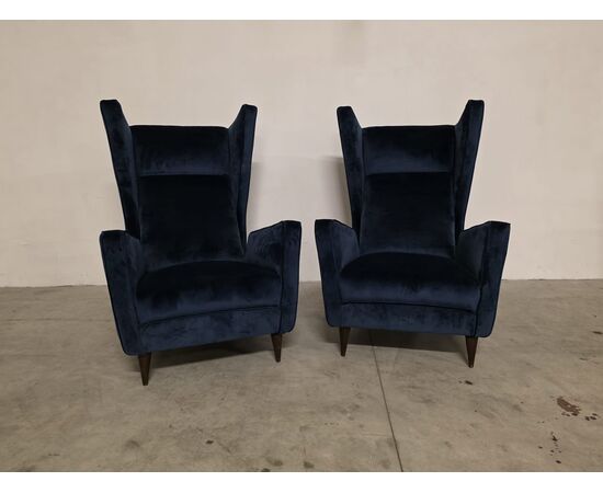 Coppia rare poltrone di Mario Oreglia 1949