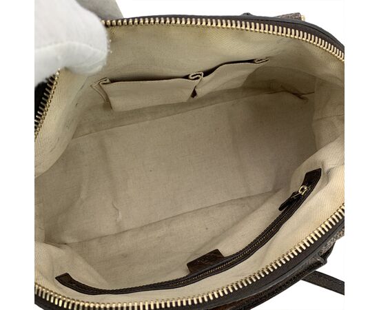 GUCCI Borsa a Mano in Tela Col. Beige Catherine Satchel M