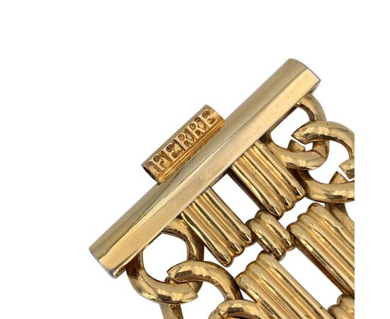 GIANFRANCO FERRE Bracciale Vintage in Metallo Col. Oro