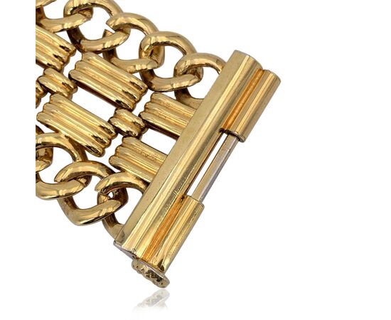 GIANFRANCO FERRE Bracciale Vintage in Metallo Col. Oro