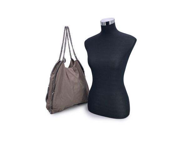 STELLA MCCARTNEY Borsa Shopper in Tela Col. Grigio Falabella L