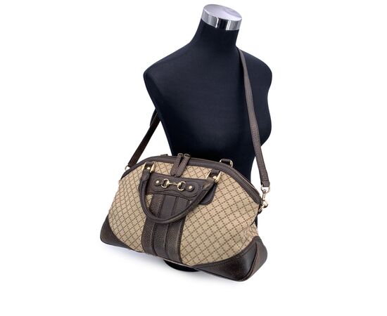 GUCCI Borsa a Mano in Tela Col. Beige Catherine Satchel M