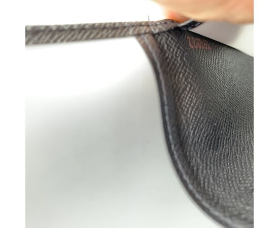 LOUIS VUITTON Accessorio Vintage in Pelle Col. Nero S