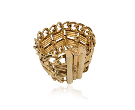 GIANFRANCO FERRE Bracciale Vintage in Metallo Col. Oro