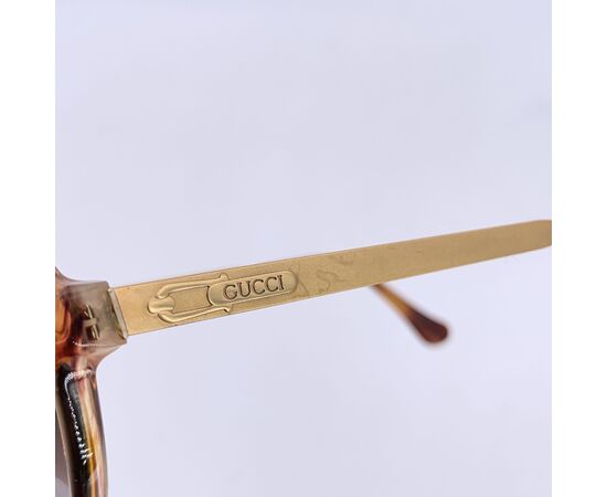 GUCCI Occhiali da Sole Vintage in Acetato Col. Marrone
