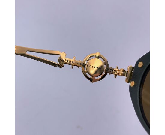 Occhiali da Sole Vintage in Acetato Col. Verde