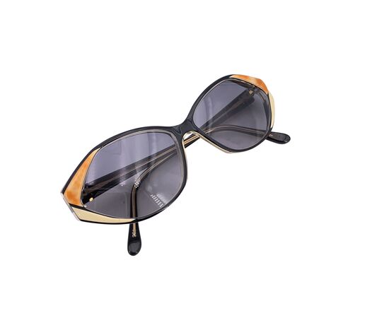 JEAN-LOUIS SCHERRER Occhiali da Sole Vintage in Acetato Col. Nero