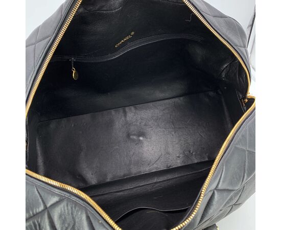 CHANEL Borsa da Viaggio Vintage in Pelle Col. Nero Timeless/Classique L