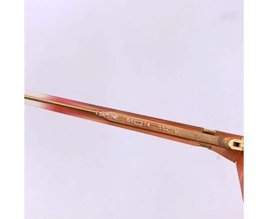 YVES SAINT LAURENT Occhiali da Sole Vintage in Acetato Col. Rosso