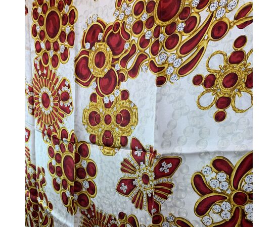 CHANEL Foulard Vintage in Seta Col. Beige