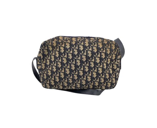 DIOR Borsa a Tracolla Vintage in Tela Col. Blu Diorissimo M