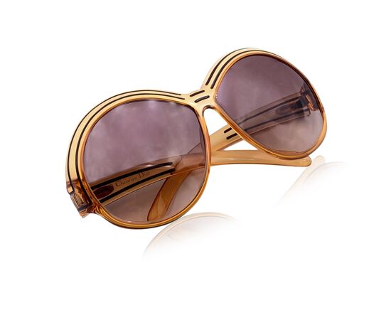 DIOR Occhiali da Sole Vintage in Acetato Col. Arancione