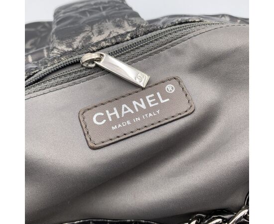 CHANEL Borsa a Tracolla in Tela Col. Grigio Timeless/Classique M