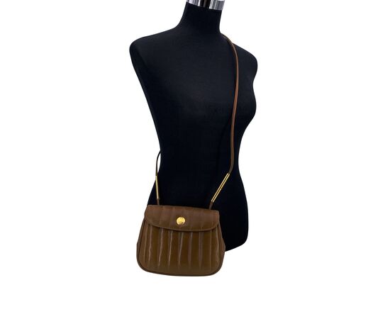 FENDI Borsa a Tracolla Vintage in Pelle Col. Marrone FF S