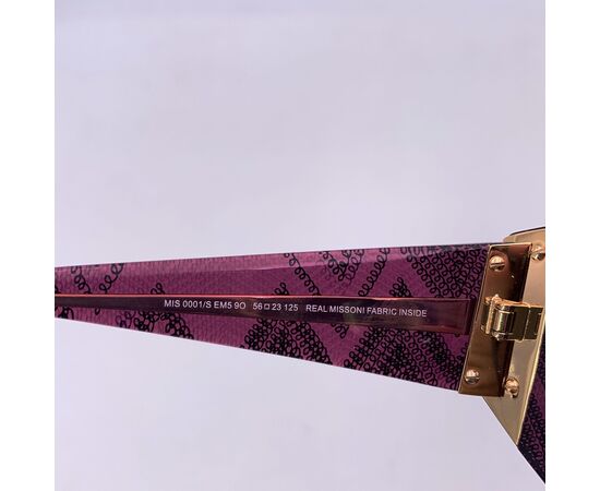 MISSONI Occhiali da Sole in Plastica Col. Viola