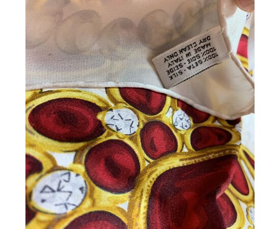 CHANEL Foulard Vintage in Seta Col. Beige